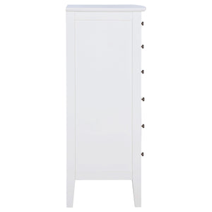Cómoda Bexhill de 8 cajones blanca