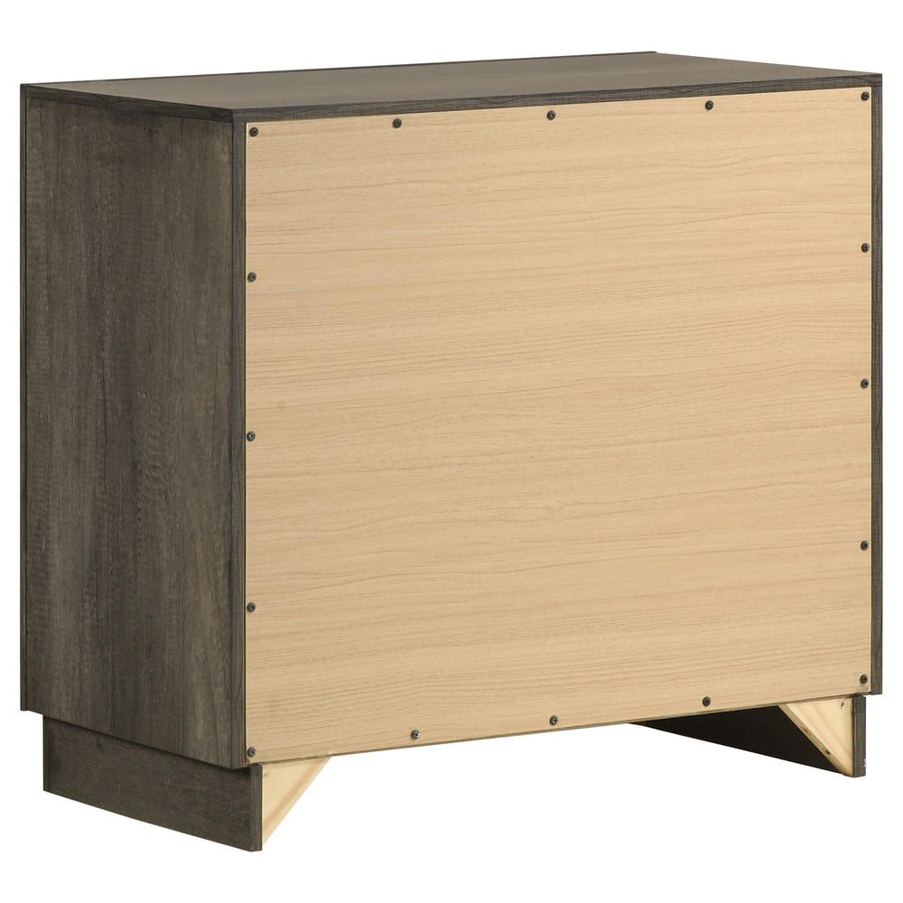 Juego de dormitorio Janine Eastern King de 5 piezas en gris