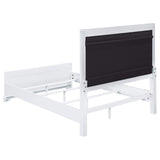 Juego de dormitorio Eleanor de 5 piezas Eastern King en blanco