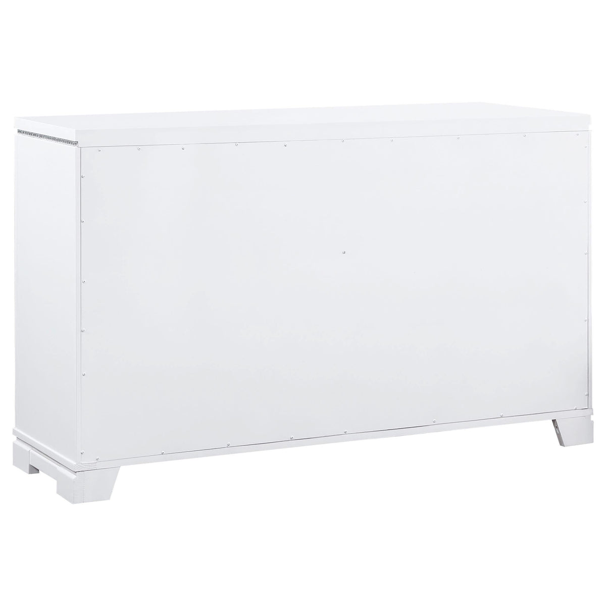 Juego de dormitorio Eleanor de 5 piezas Eastern King en blanco