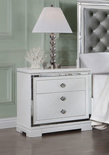 Eleanor 2-drawer Nightstand White