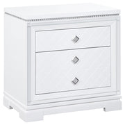 Eleanor 2-drawer Nightstand White