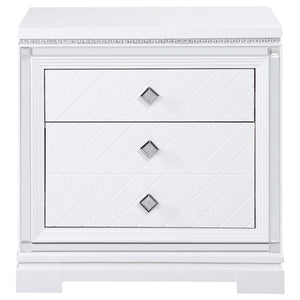 Eleanor 2-drawer Nightstand White