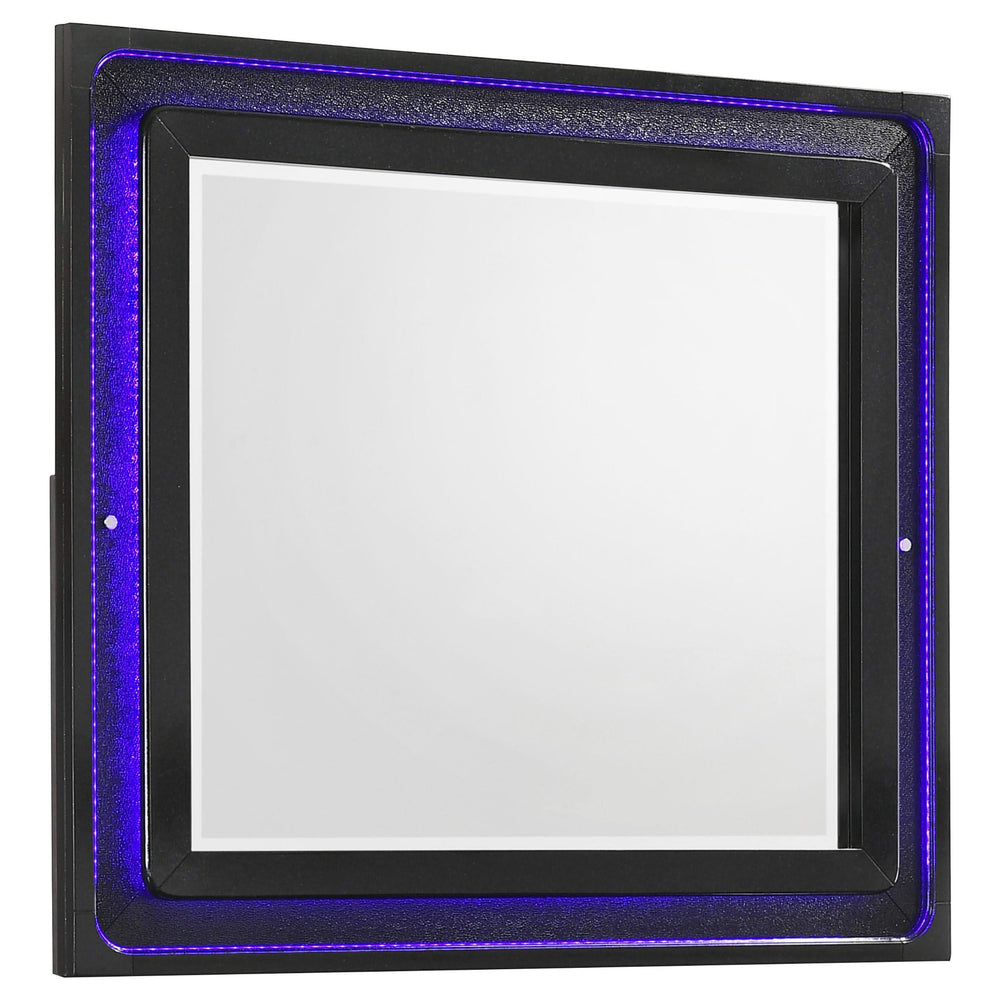Juego de dormitorio Penélope California King de 5 piezas, color Midnight Star