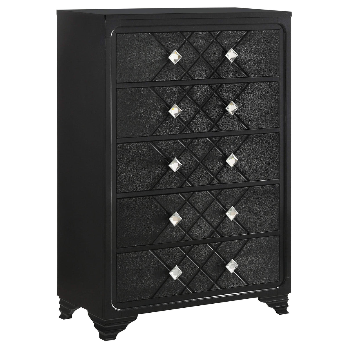 Juego de dormitorio Penélope de 5 piezas Queen Midnight Star