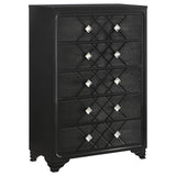 Juego de dormitorio Penélope de 5 piezas Queen Midnight Star