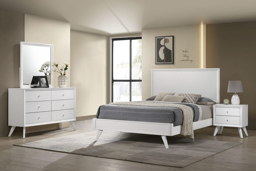 Janelle 4-piece Eastern King Bedroom Set White