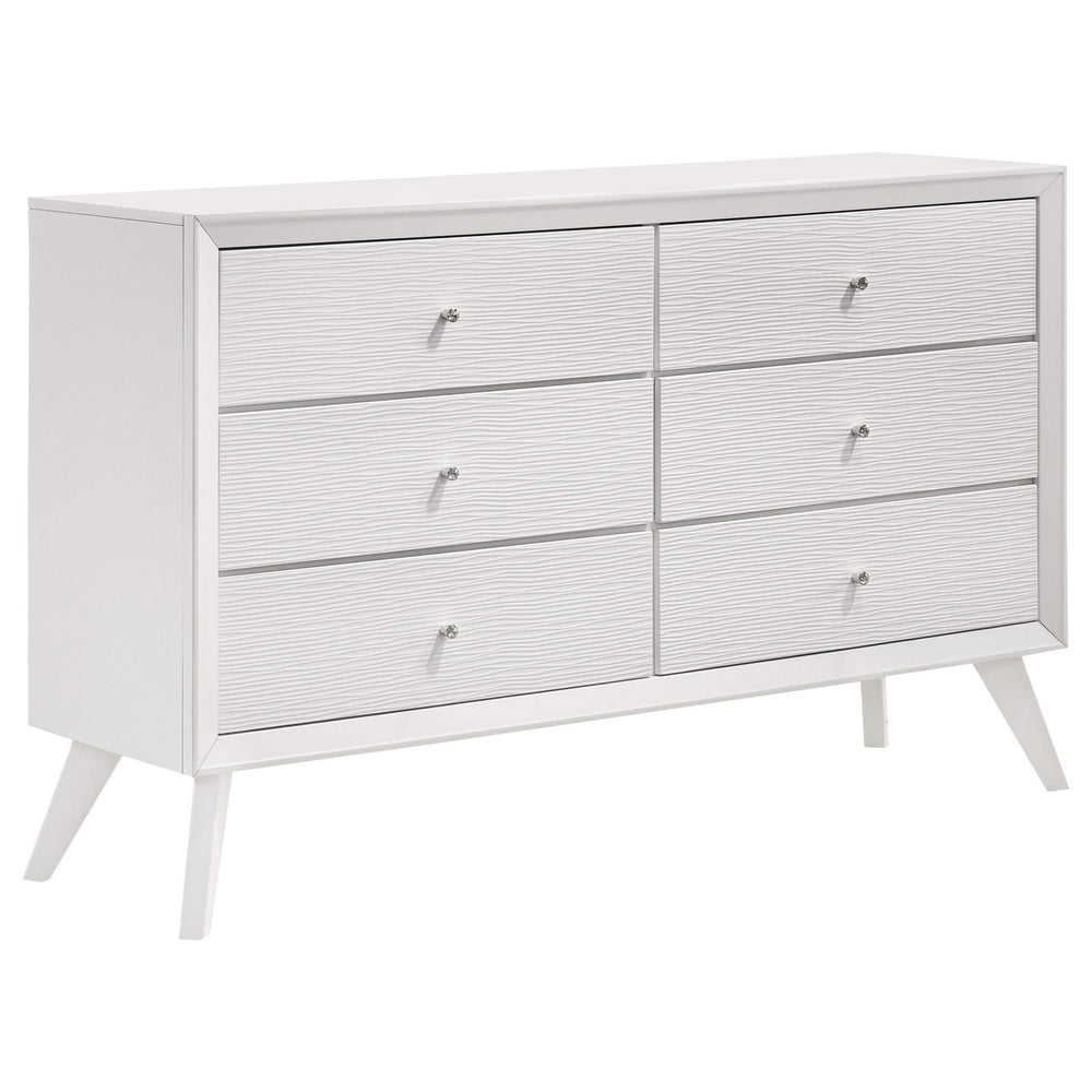 Janelle 4-piece Eastern King Bedroom Set White