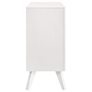 Cómoda Janelle de 6 cajones blanca