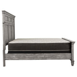 Cama con paneles California King de Avenue Wood, color gris desgastado