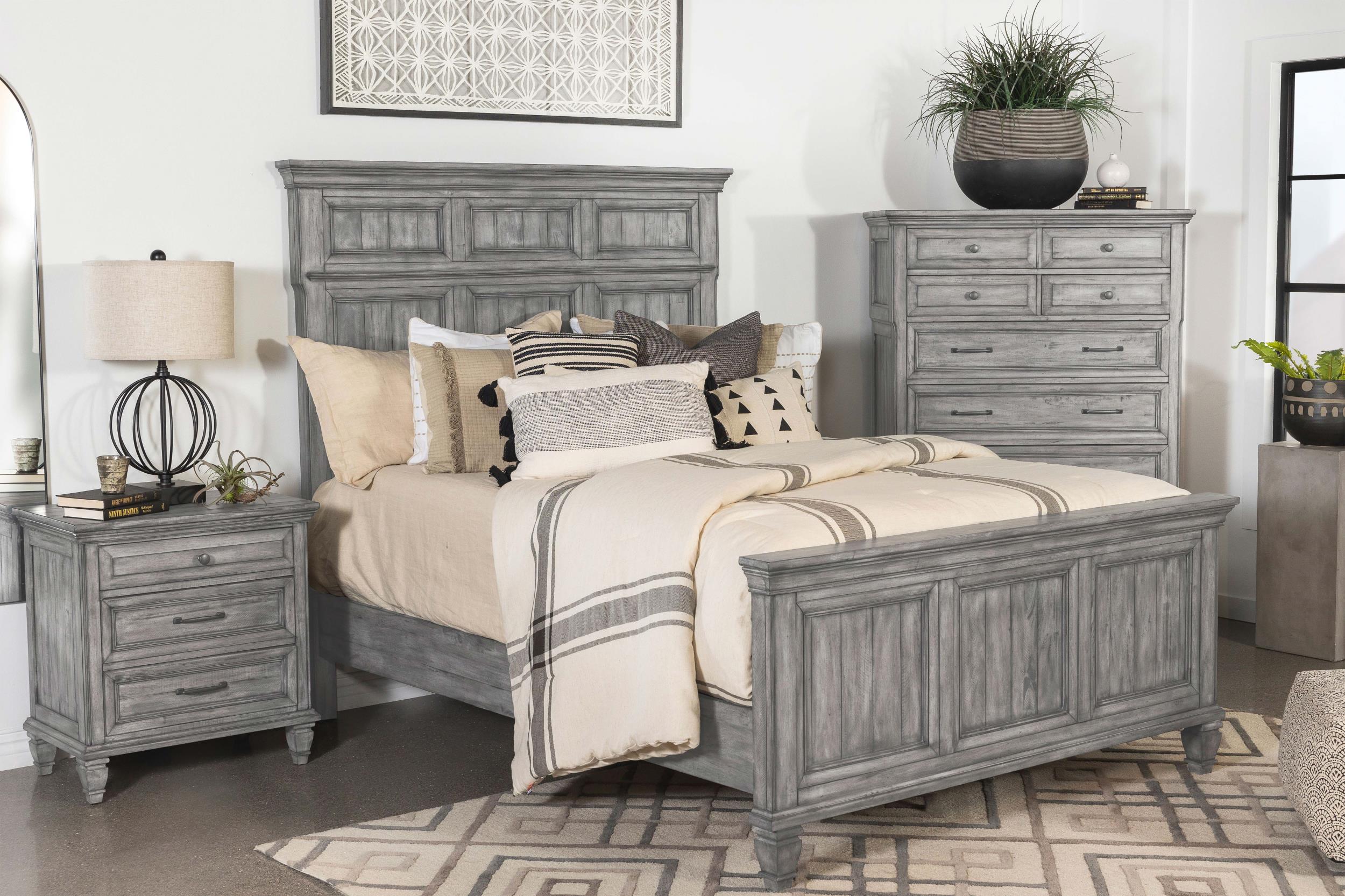 Avenue 8-drawer Bedroom Chest Weathered Grey