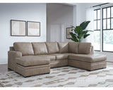 Seccional de 2 piezas con chaise longue Amuleto
