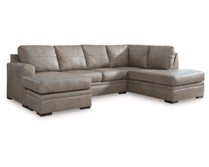 Seccional de 2 piezas con chaise longue Amuleto