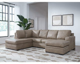 Seccional de 2 piezas con chaise longue Amuleto