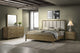Juego de dormitorio Queen Amsbury de 4 piezas color nuez moscada