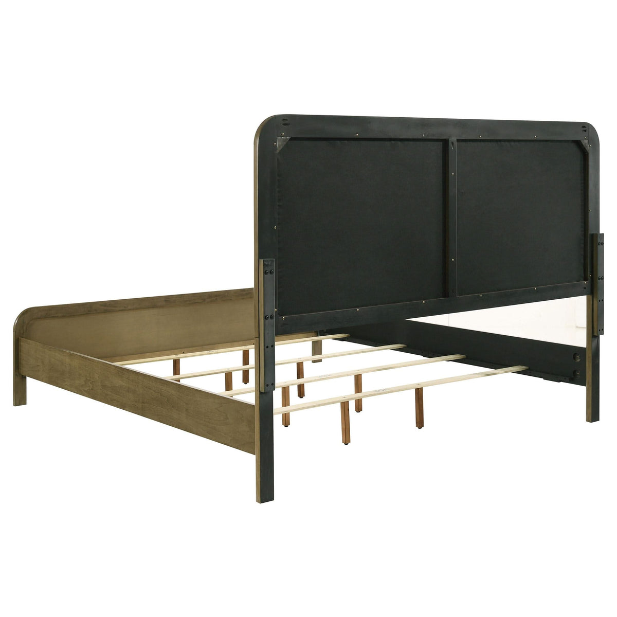 Juego de dormitorio Queen Amsbury de 4 piezas color nuez moscada