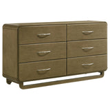 Juego de dormitorio Queen Amsbury de 4 piezas color nuez moscada