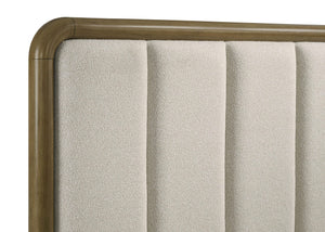 Juego de dormitorio Queen Amsbury de 4 piezas color nuez moscada