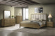 Juego de dormitorio Queen Amsbury de 5 piezas en color nuez moscada