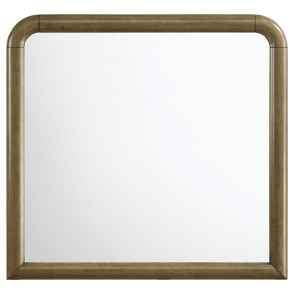 Juego de dormitorio Queen Amsbury de 5 piezas en color nuez moscada