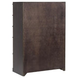 Juego de dormitorio Azalia de 5 piezas Eastern King en nogal