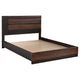Cama Azalia Wood Eastern King con paneles en nogal
