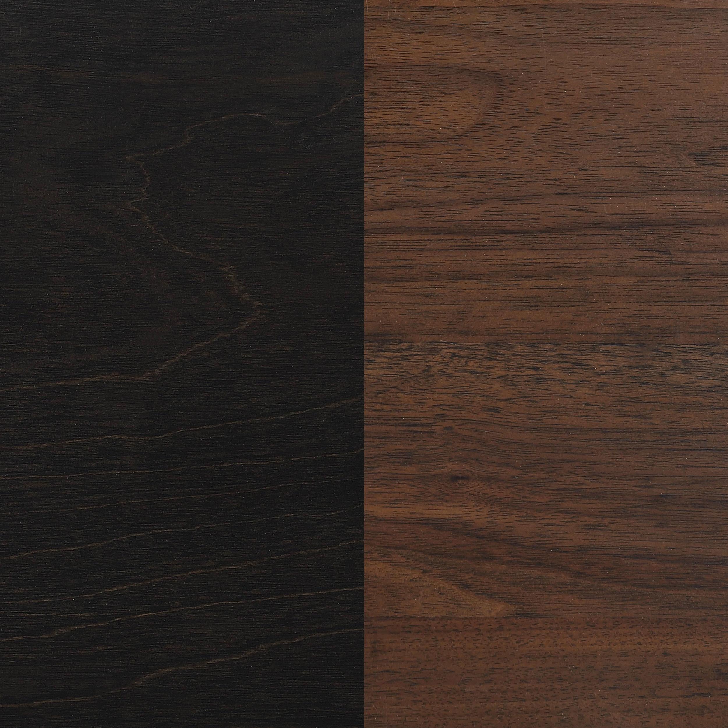 Azalia Wood California King Panel Bed Walnut