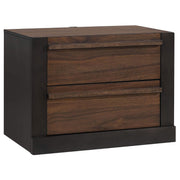 Azalia 2-drawer Nightstand Walnut