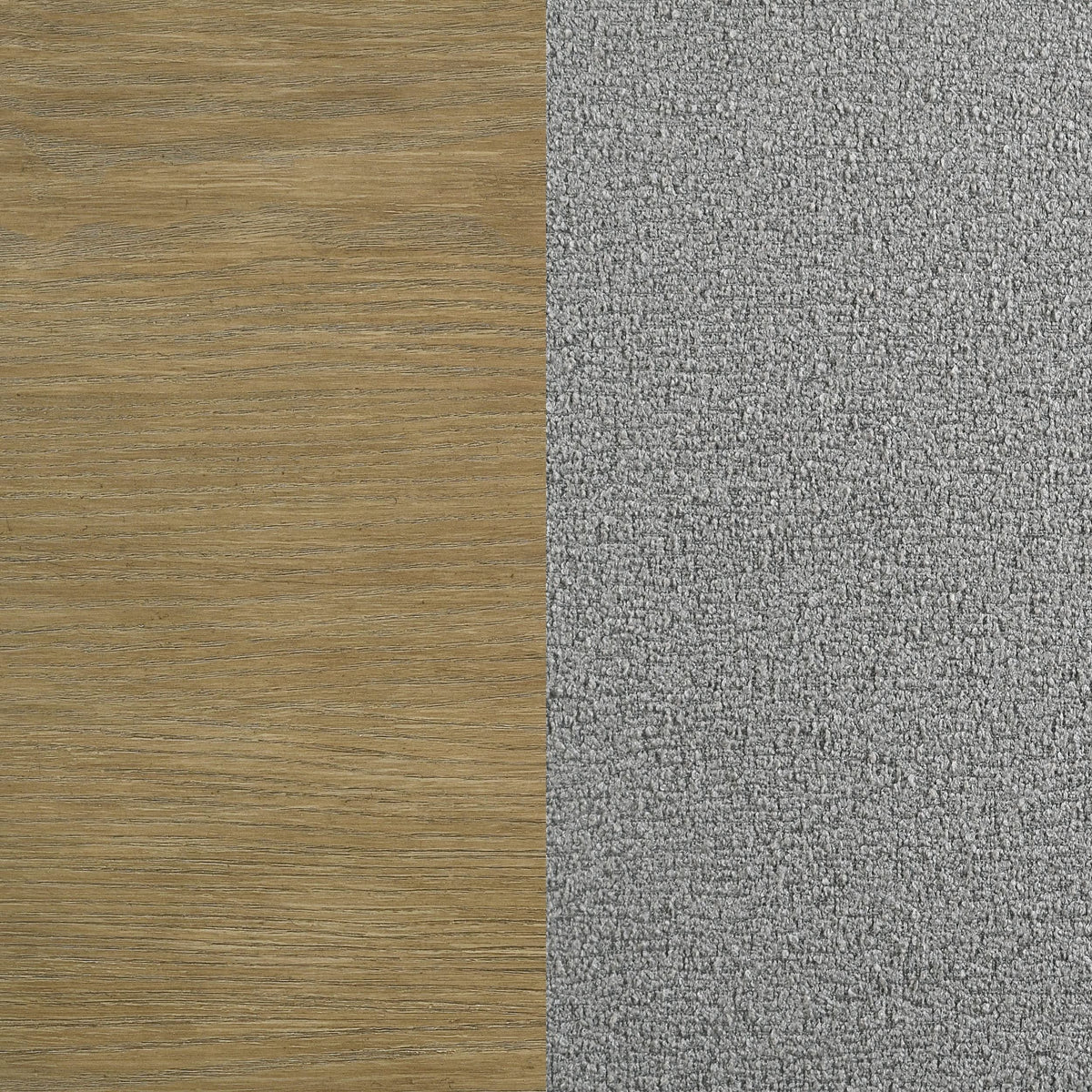 Cama Arini tapizada con paneles estilo oriental, tamaño king, en tonos arena y gris