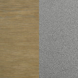 Cama Arini tapizada con paneles estilo oriental, tamaño king, en tonos arena y gris