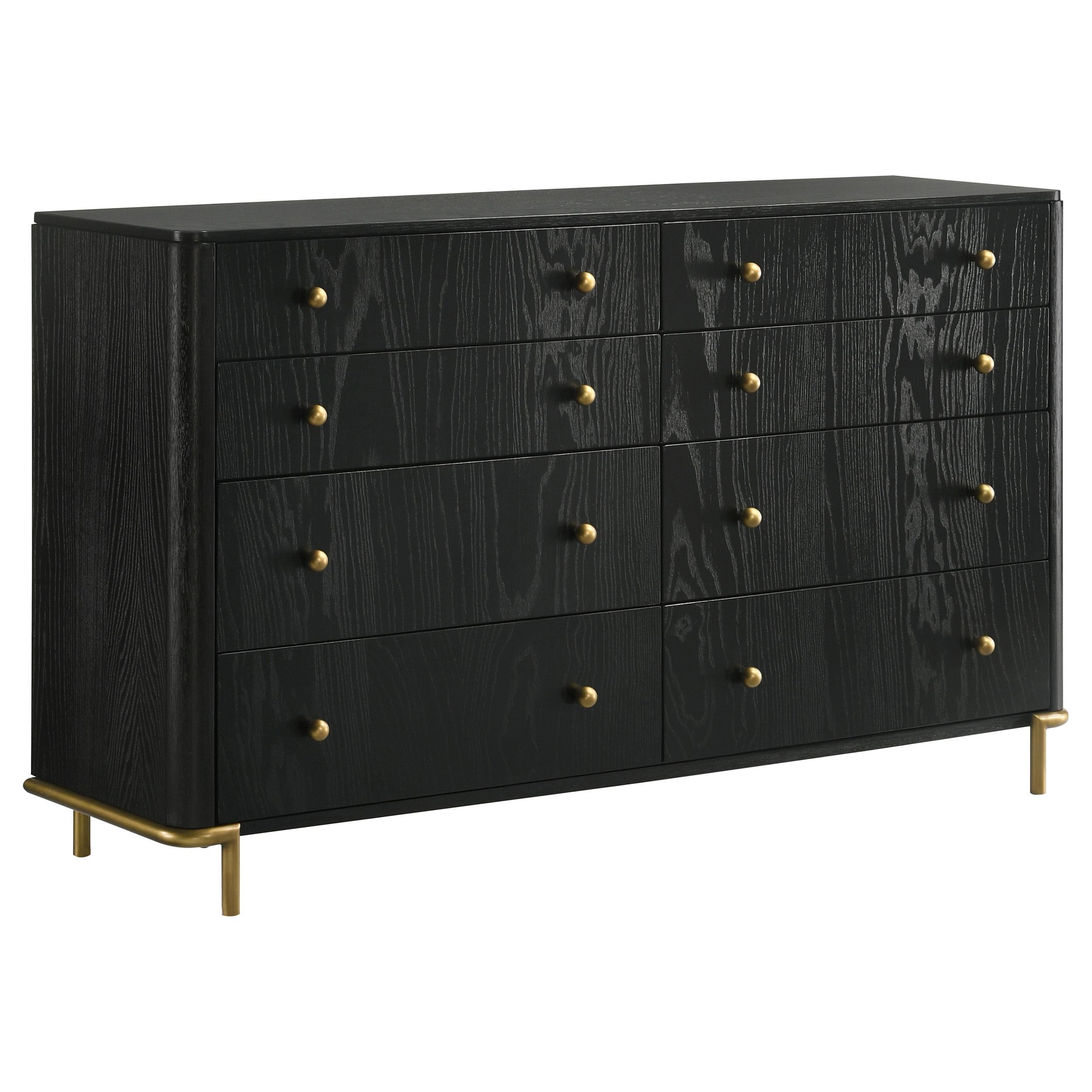 Arini 4-piece California King Bedroom Set Black and Natural