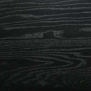 Cama Arini tapizada con paneles en color negro y gris