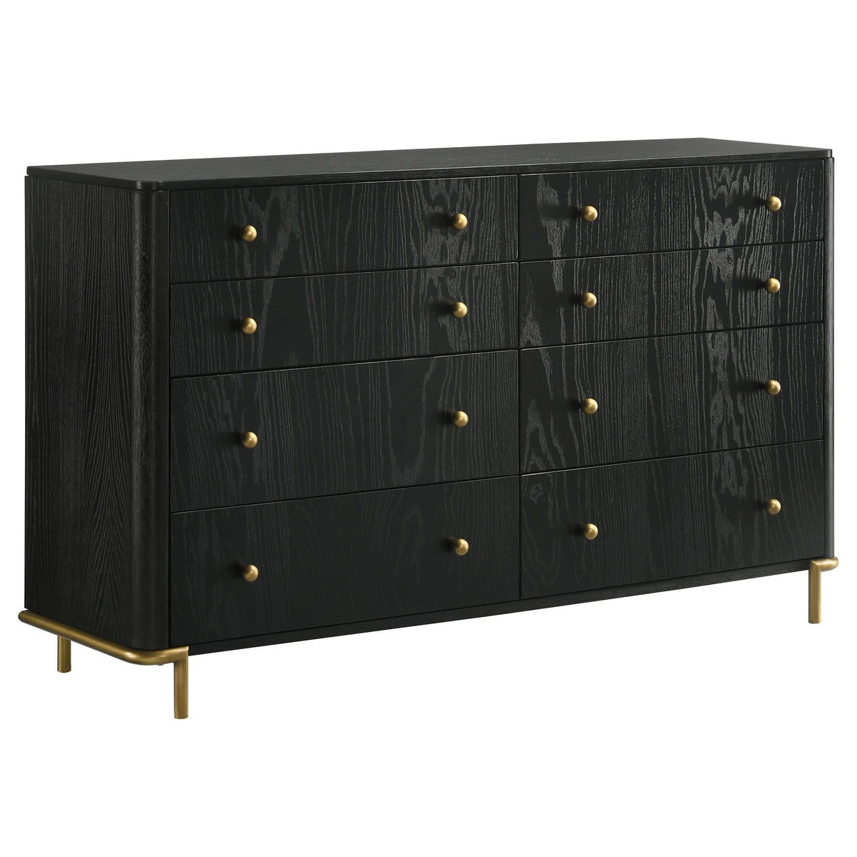 Arini 5-piece California King Bedroom Set Cream and Black