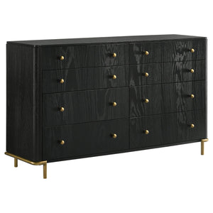 Arini 5-piece California King Bedroom Set Cream and Black