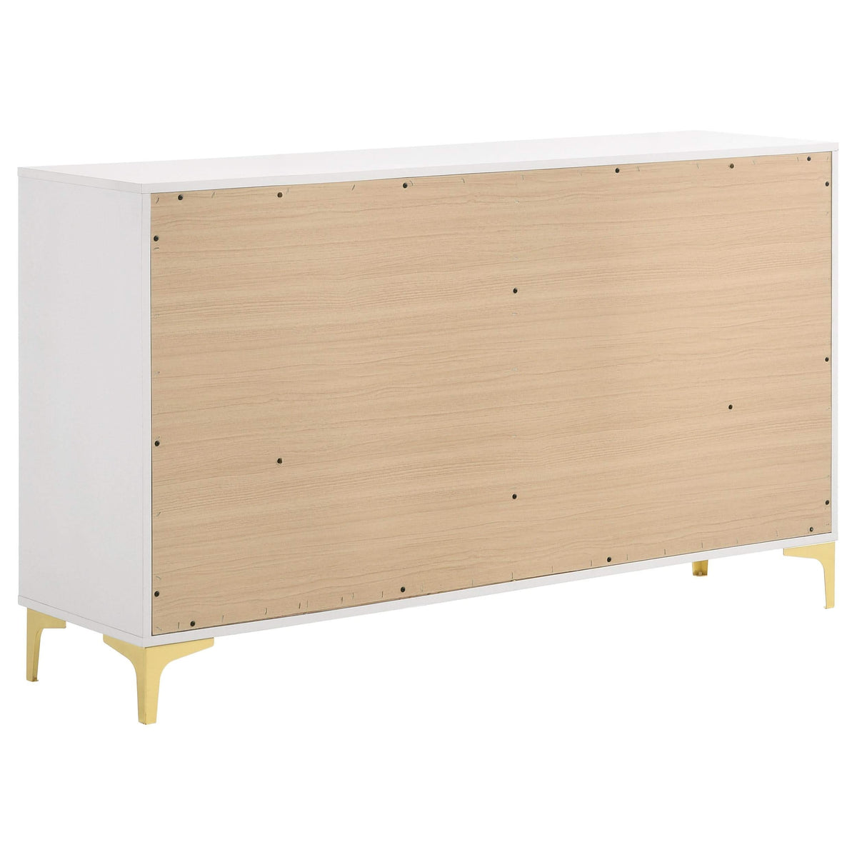 Juego de dormitorio Kendall Eastern King de 4 piezas en blanco