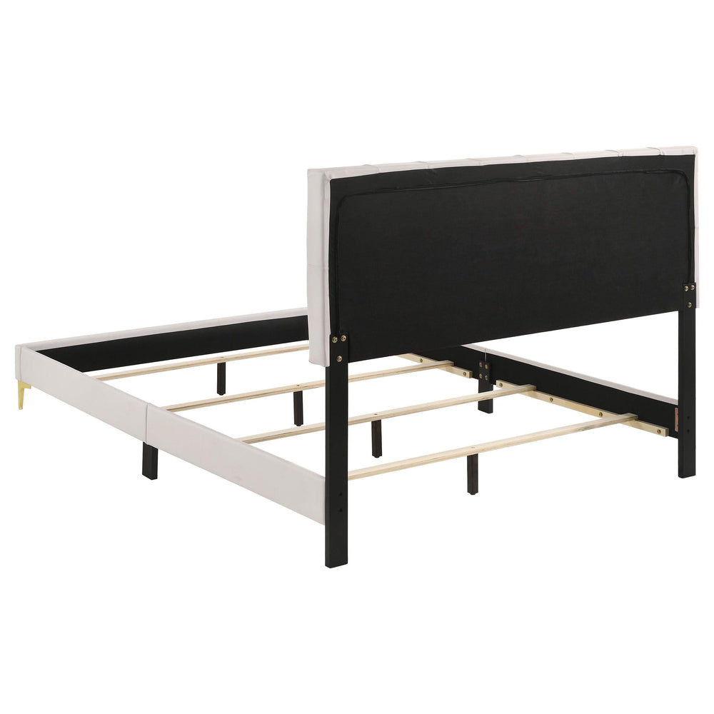 Juego de dormitorio Kendall de 4 piezas tamaño Queen en blanco