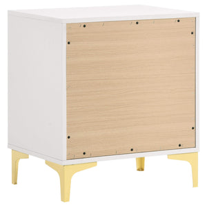 Juego de dormitorio Kendall de 4 piezas tamaño Queen en blanco