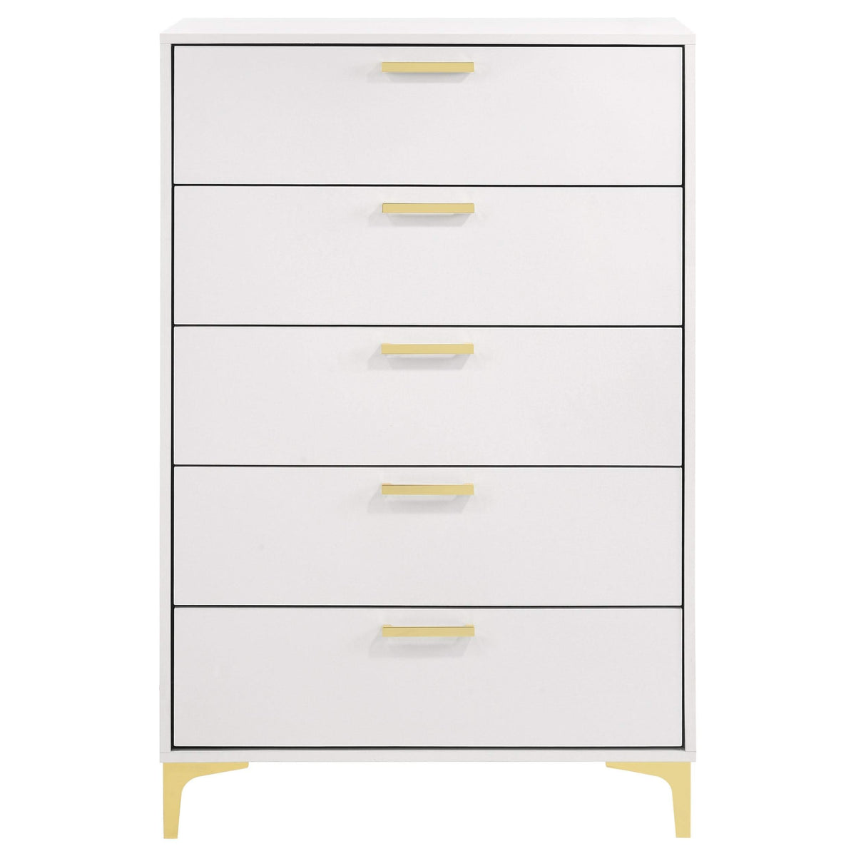 Kendall 5-drawer Bedroom Chest White