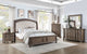 Juego de dormitorio Queen Emmett de 5 piezas en nogal