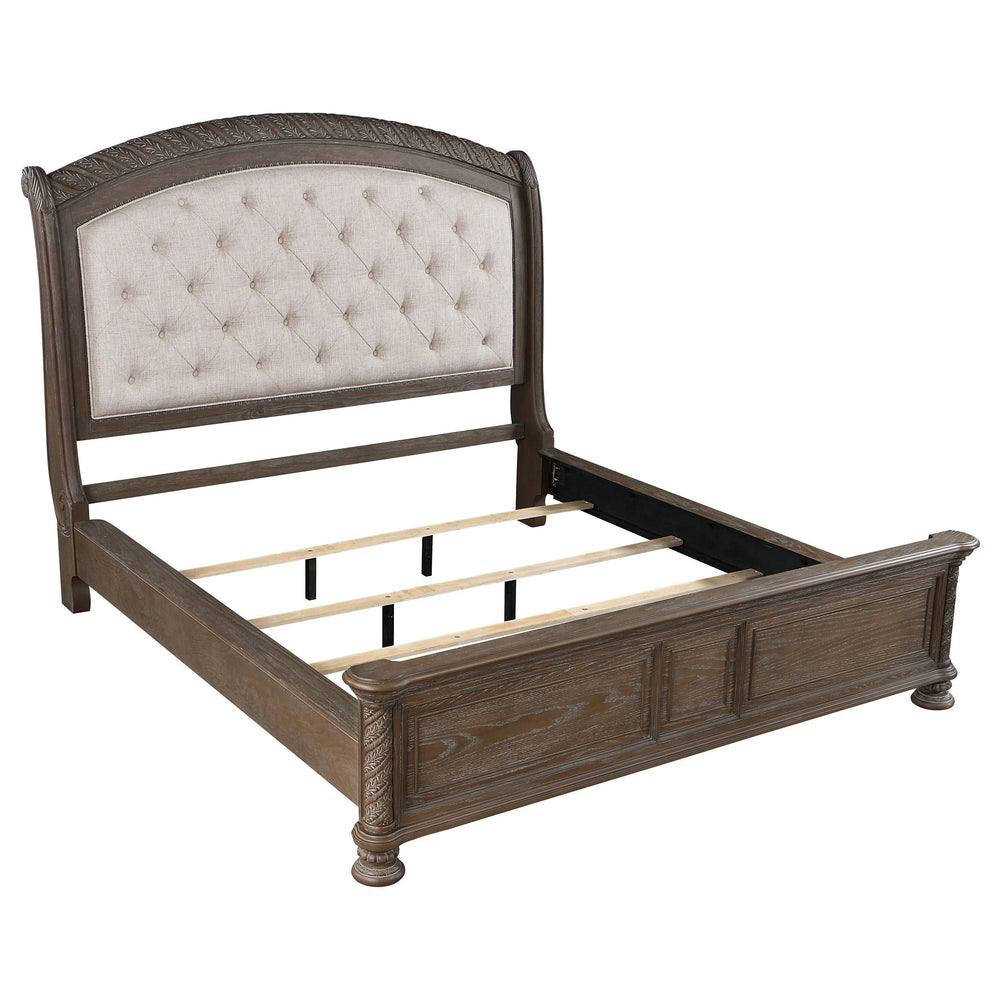 Juego de dormitorio Queen Emmett de 5 piezas en nogal