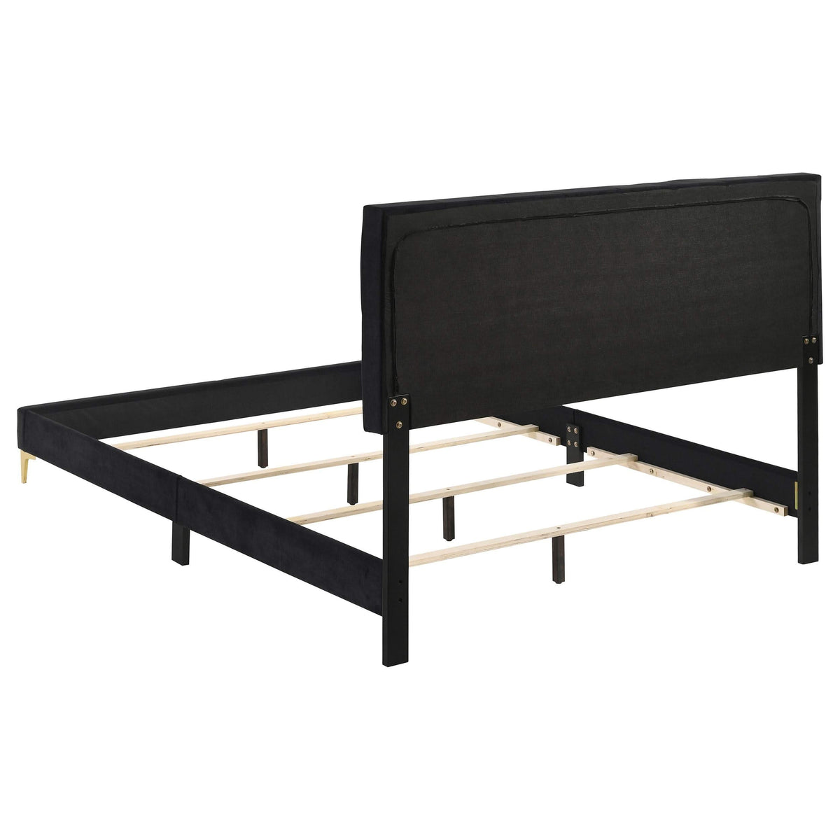 Juego de dormitorio Kendall Eastern King de 5 piezas, color negro