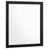 Juego de dormitorio Kendall Queen de 5 piezas, color negro