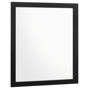 Juego de dormitorio Kendall Queen de 5 piezas, color negro