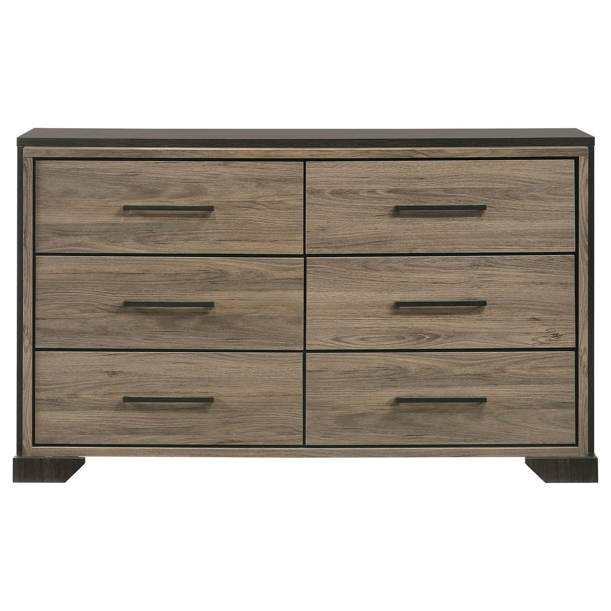 Juego de dormitorio Baker Eastern King de 4 piezas en color topo claro