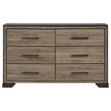 Juego de dormitorio Baker Eastern King de 4 piezas en color topo claro