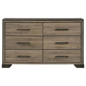 Juego de dormitorio Baker Eastern King de 4 piezas en color topo claro