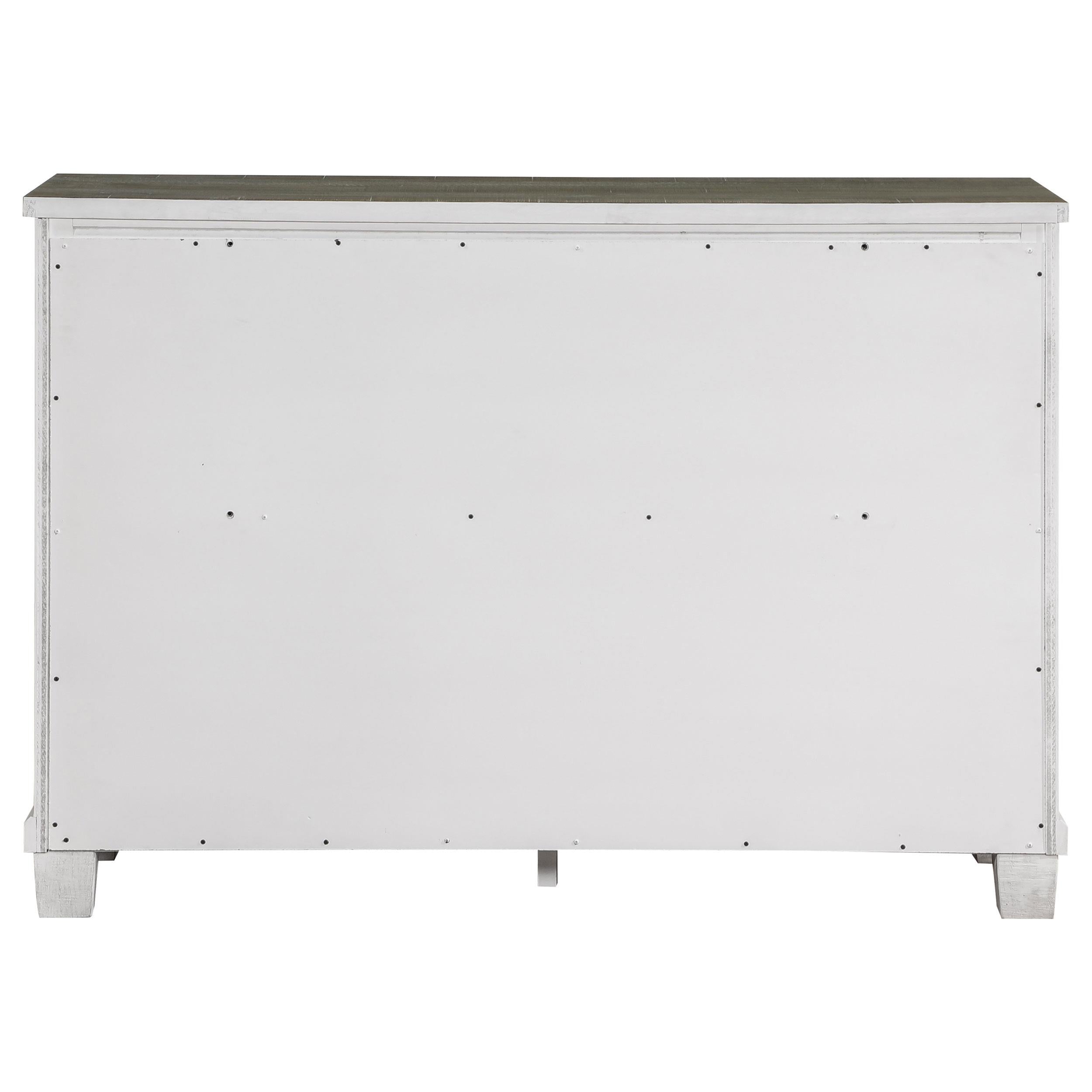 Lilith 7-drawer Dresser Distressed White