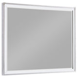 Juego de dormitorio Larue California King de 5 piezas, plateado