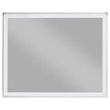 Juego de dormitorio Larue de 5 piezas tamaño Queen, color plateado