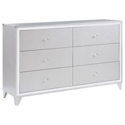 Larue 6-drawer Dresser Silver